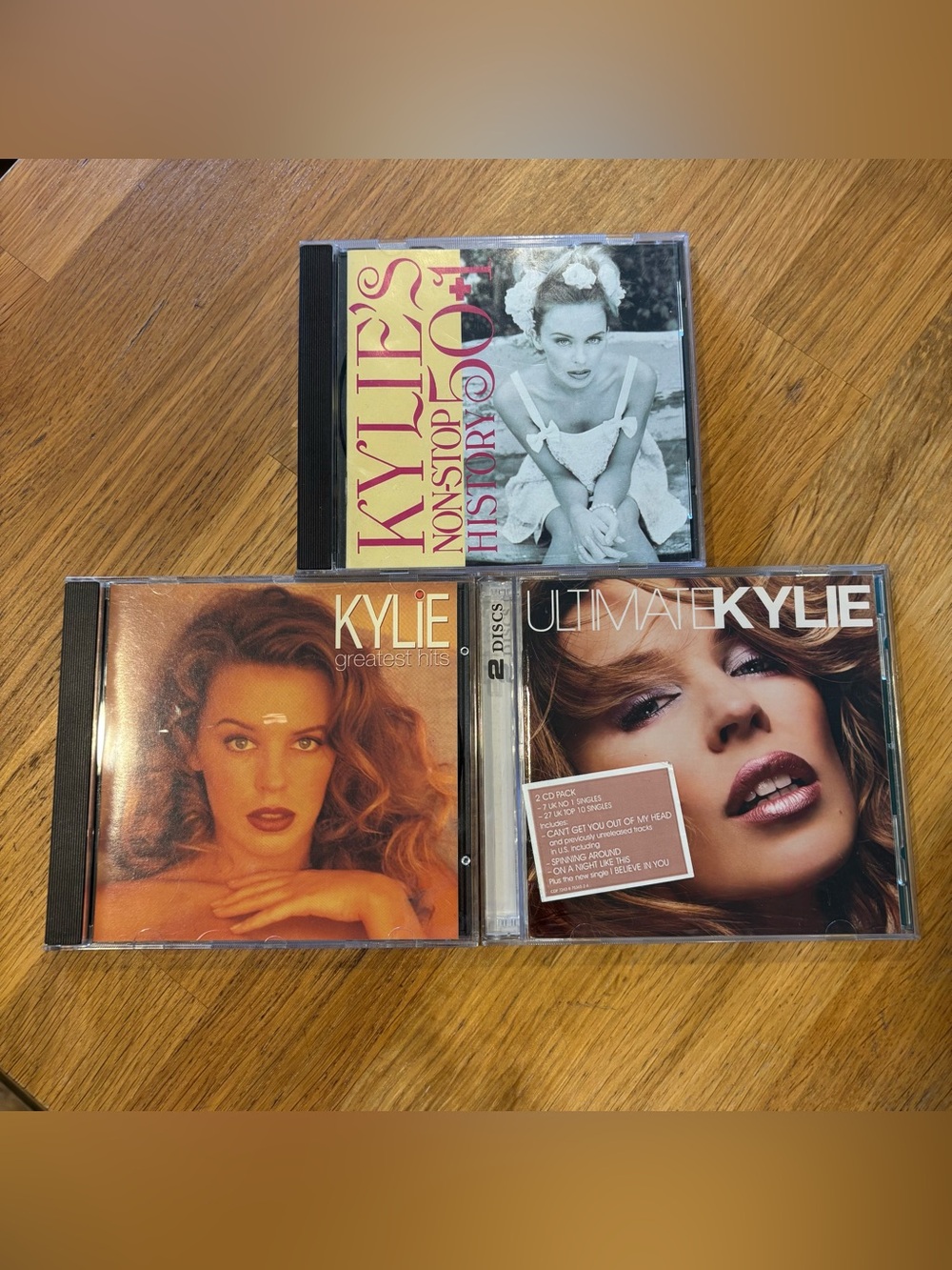 Kylie Minogue 4xCD Lot Greatest Hits, Non-Stop History 50+1, Ultimate Kylie